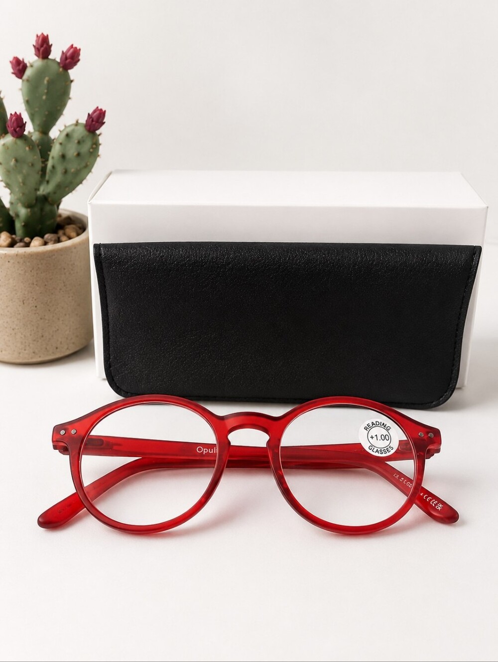 Women's Reading Glasses +1.00 RED